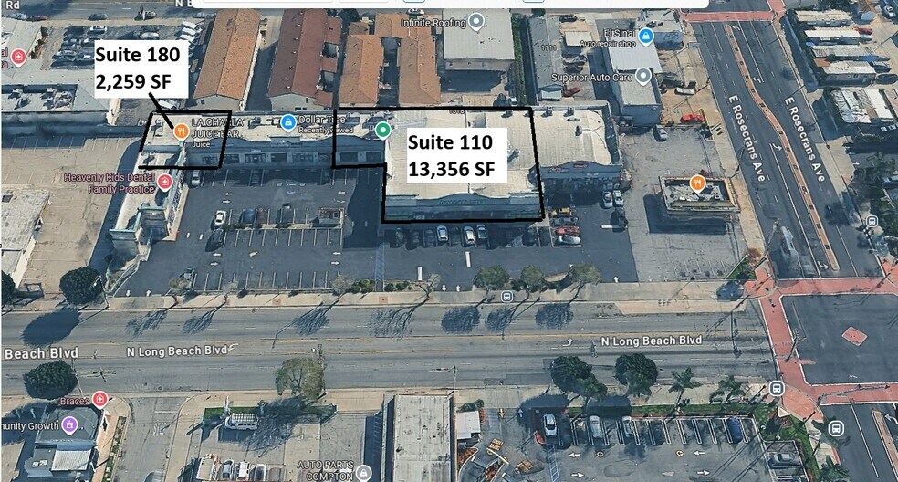 1210 N Long Beach Blvd, Compton, CA à louer - Aérien - Image 1 de 3
