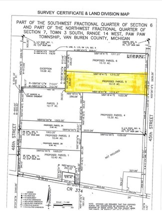 More details for CR 374, Paw Paw, MI - Land for Sale