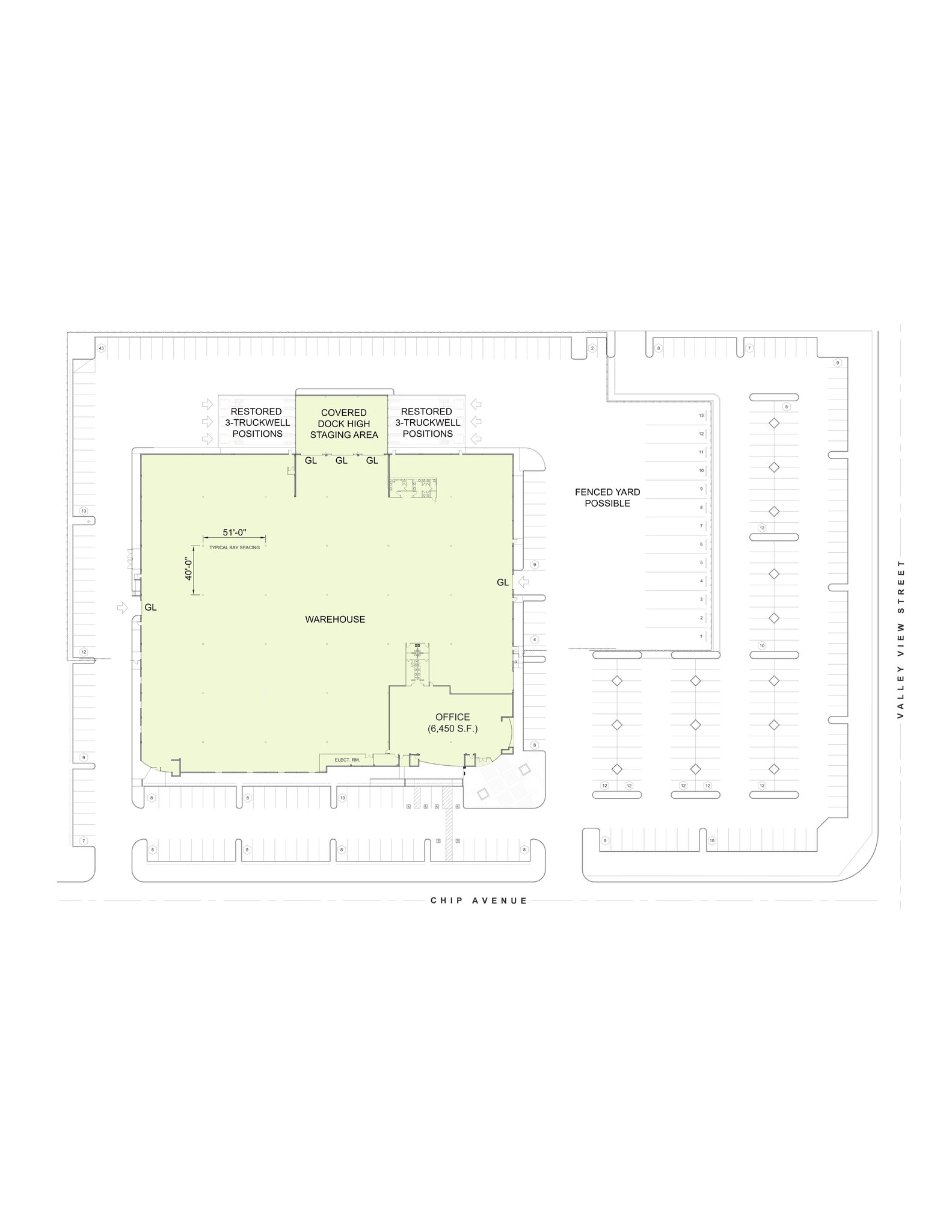 6261 Katella Ave, Cypress, CA à louer Plan de site- Image 1 de 1