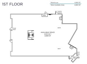 7541 Conway Ave, Burnaby, BC for lease Floor Plan- Image 1 of 5