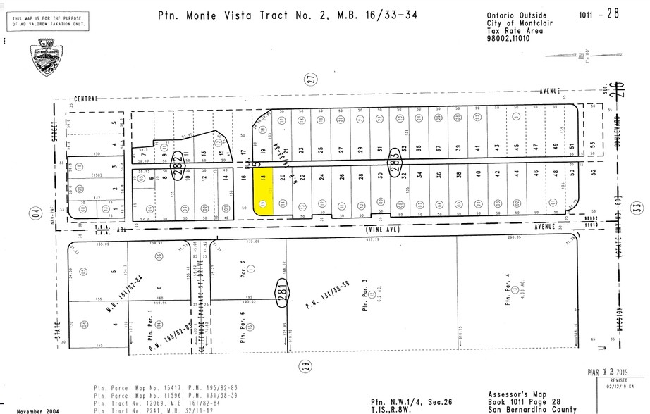 10781 Ada Ave, Ontario, CA for sale - Building Photo - Image 1 of 1