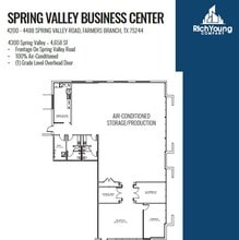 4440-4460 Spring Valley Rd, Dallas, TX for lease Floor Plan- Image 1 of 1