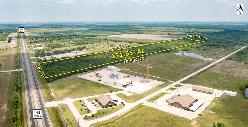 151+/-Ac 00 Hwy 146, Dayton, TX à vendre - Aérien - Image 2 de 7