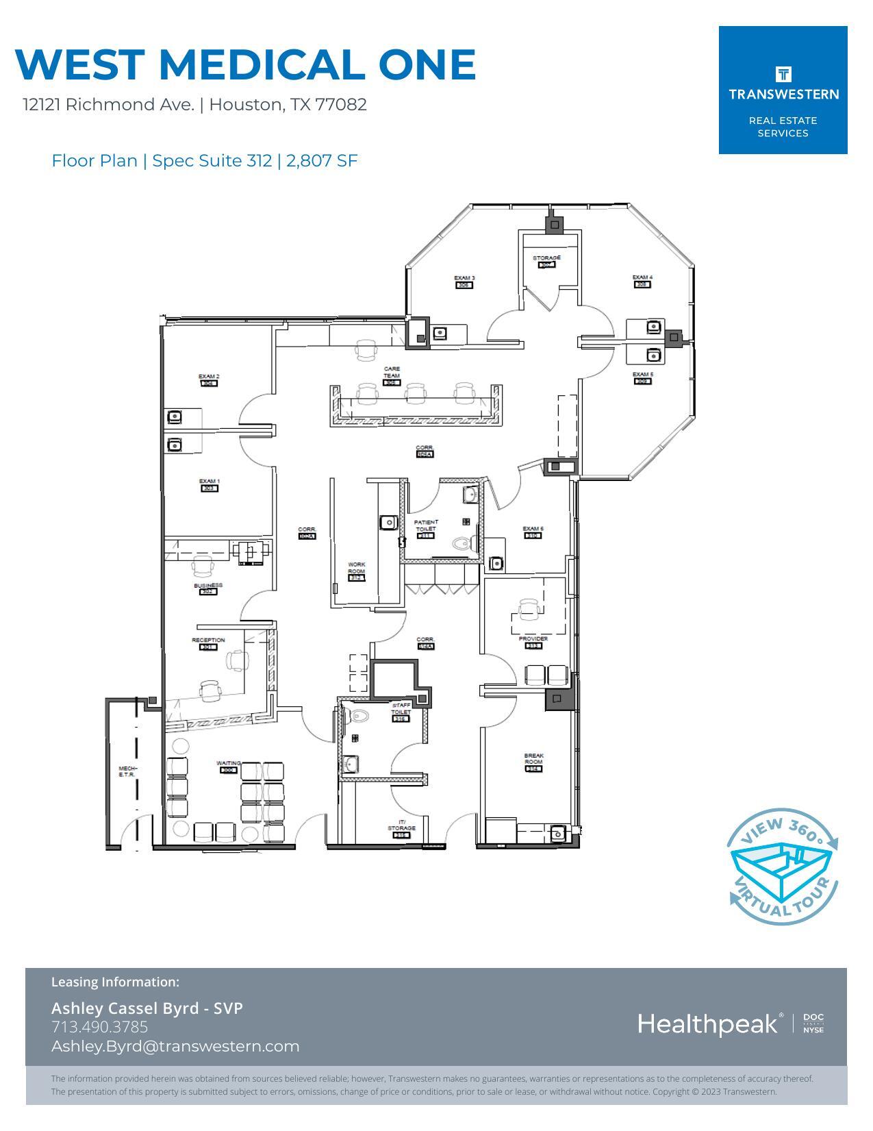 12121 Richmond Ave, Houston, TX for lease Floor Plan- Image 1 of 1
