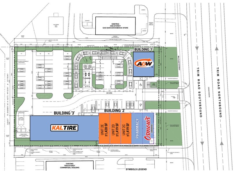 1280 Trim Rd, Ottawa, ON à louer - Plan de site - Image 2 de 2