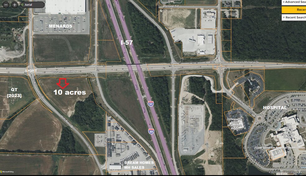 Veterans Memorial dr, Mount Vernon, IL à vendre - Photo principale - Image 1 de 9