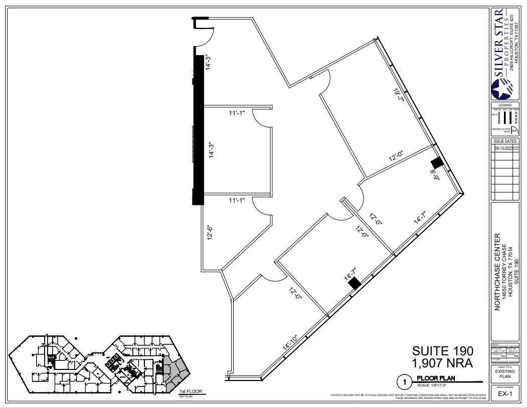 14550 Torrey Chase Blvd, Houston, TX à louer Plan d’étage- Image 1 de 1