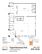 12150-12180 SW Garden Pl, Tigard, OR for lease Floor Plan- Image 1 of 2