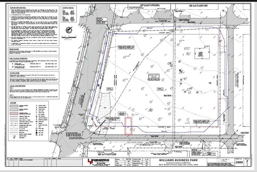 564 E Brookins Ave, Eagle Lake, FL à louer - Plan de site - Image 3 de 22