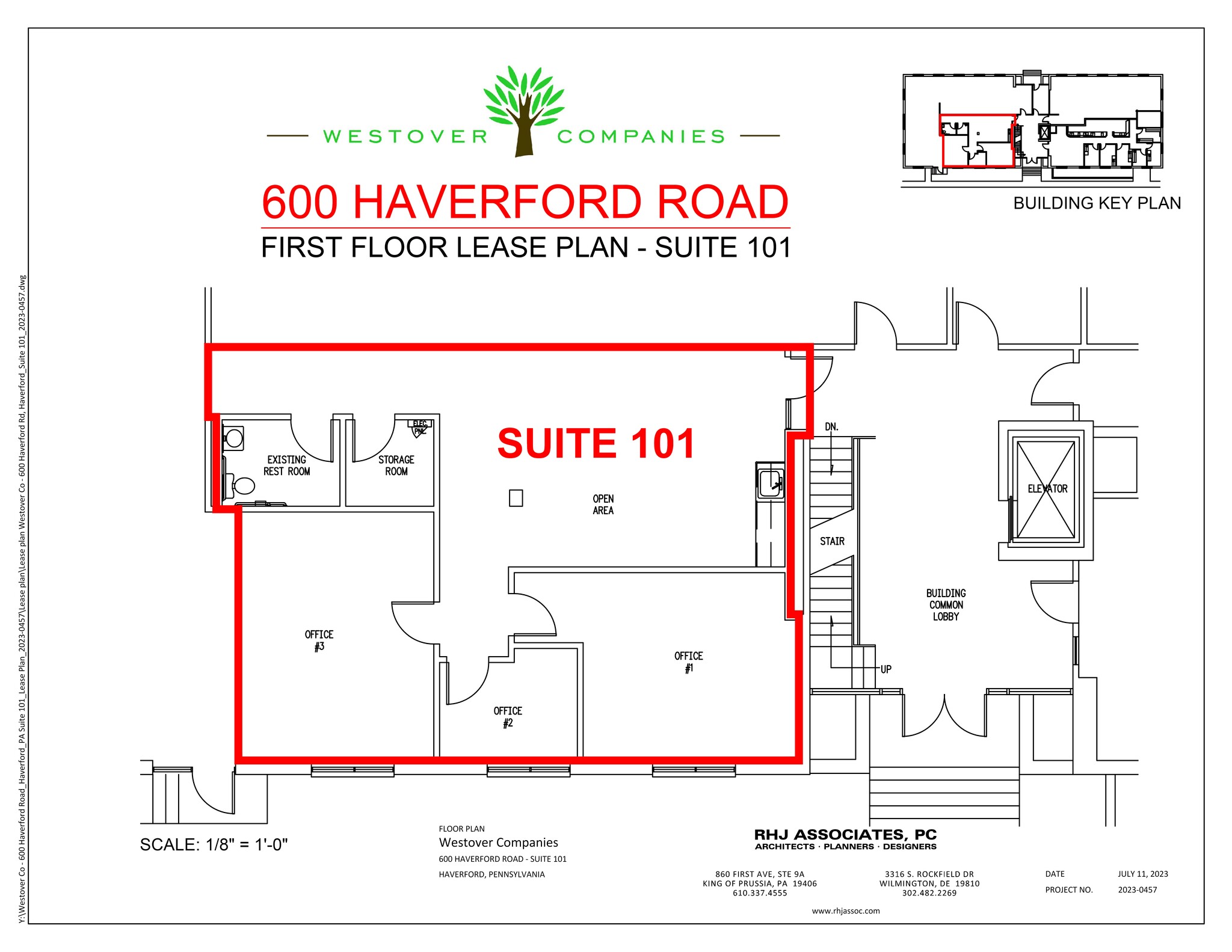 600 Haverford Rd, Haverford, PA à louer Plan de site- Image 1 de 10