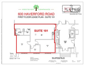 600 Haverford Rd, Haverford, PA à louer Plan de site- Image 1 de 10