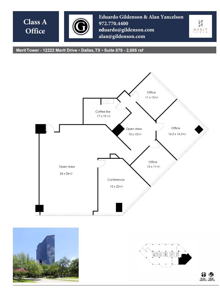 12222 Merit Dr, Dallas, TX for lease Floor Plan- Image 1 of 1
