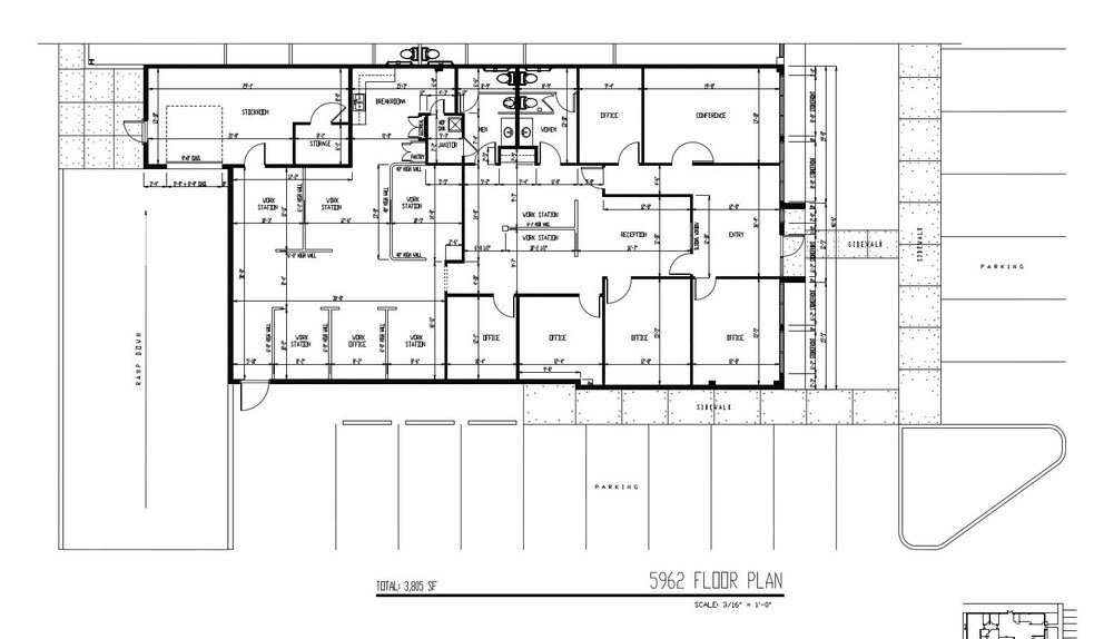 5946-5950 Monticello Dr, Montgomery, AL à louer - Plan d’étage - Image 2 de 10