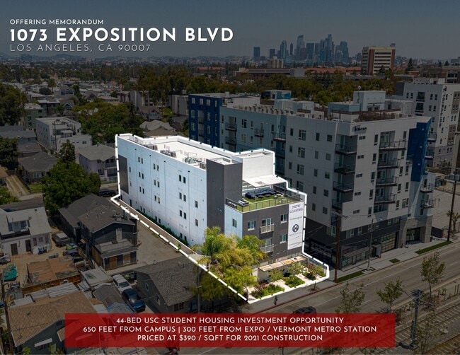 Plus de détails pour 1073 Exposition Blvd, Los Angeles, CA - Multi-résidentiel à vendre