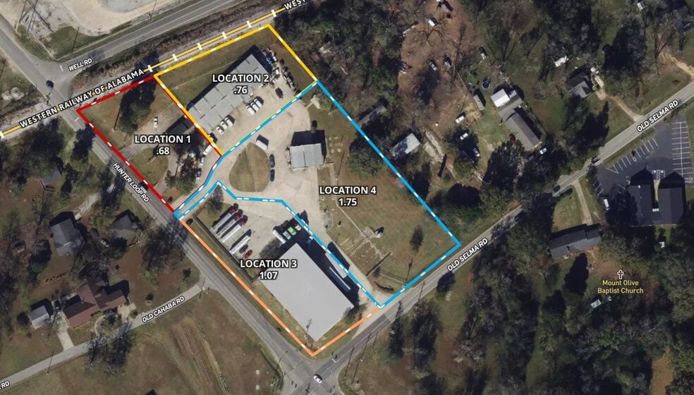 180 Hunter Loop Rd, Montgomery, AL for lease - Aerial - Image 2 of 11