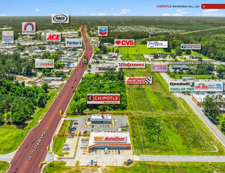 2098 US Highway 17, Richmond Hill, GA for sale - Building Photo - Image 3 of 4