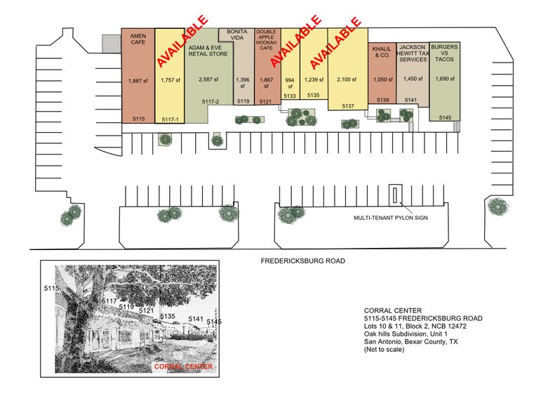 5115-5145 Fredericksburg Rd, San Antonio, TX à louer - Photo du bâtiment - Image 2 de 7