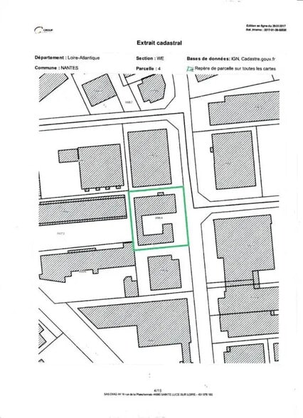 Local d'activités dans Nantes à vendre - Plan de site - Image 3 de 3