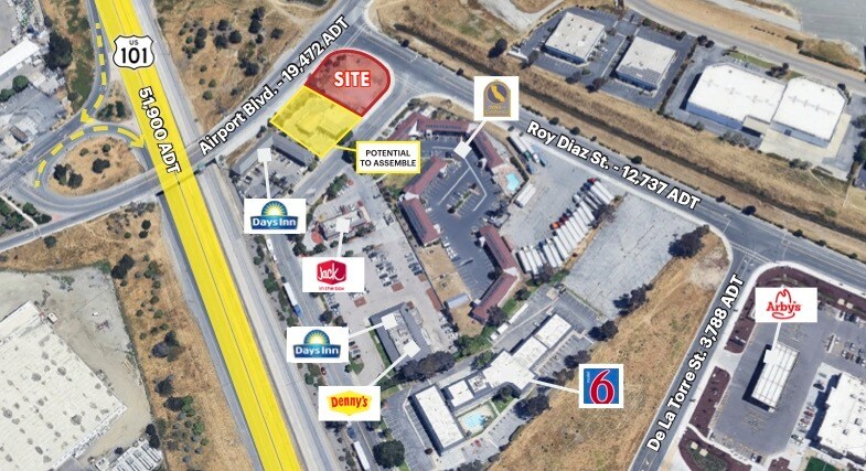 1200 De La Torre St, Salinas, CA for lease Aerial- Image 1 of 2