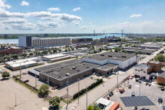 1400 Howard St, Detroit, MI - AERIAL map view