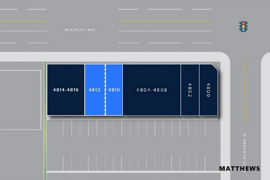 4800-4814 Melrose Ave, Los Angeles, CA à louer - Photo du bâtiment - Image 2 de 2