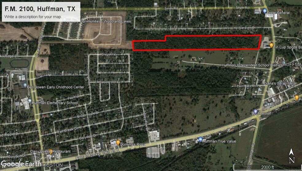 24000 FM 2100, Huffman, TX for sale - Primary Photo - Image 1 of 2
