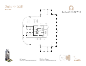 2200 Ross Ave, Dallas, TX à louer Plan d  tage- Image 1 de 1