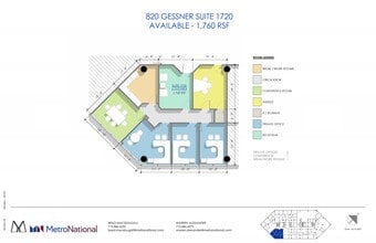 820 Gessner Rd, Houston, TX for lease Floor Plan- Image 1 of 1
