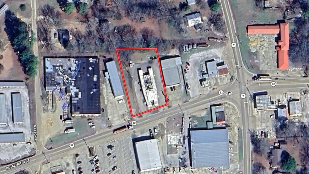 210 W Calhoun St, Bruce, MS à vendre - Aérien - Image 2 de 2