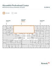 4660 Kenmore Ave, Alexandria, VA à louer Plan d’étage- Image 1 de 1