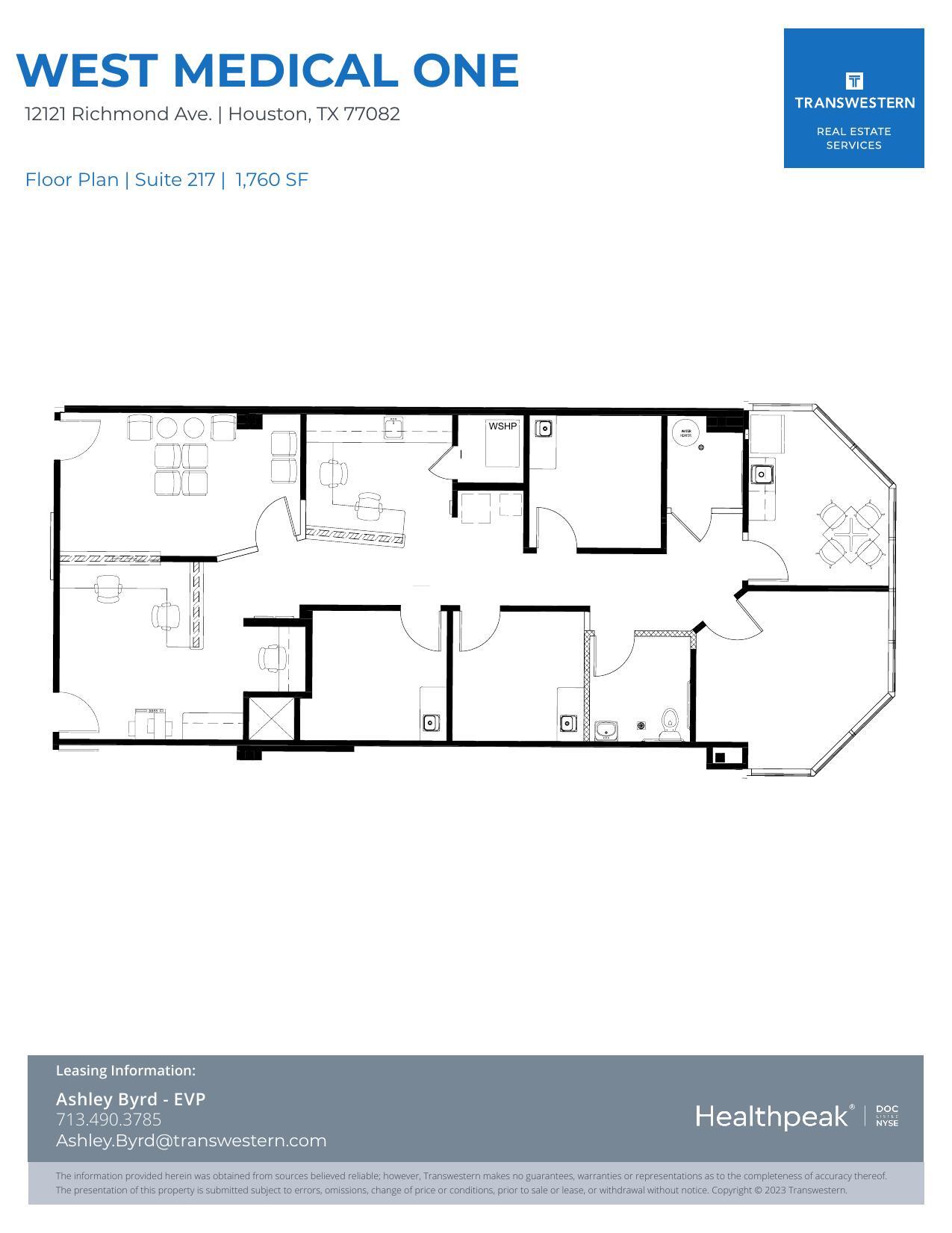 12121 Richmond Ave, Houston, TX for lease Floor Plan- Image 1 of 1