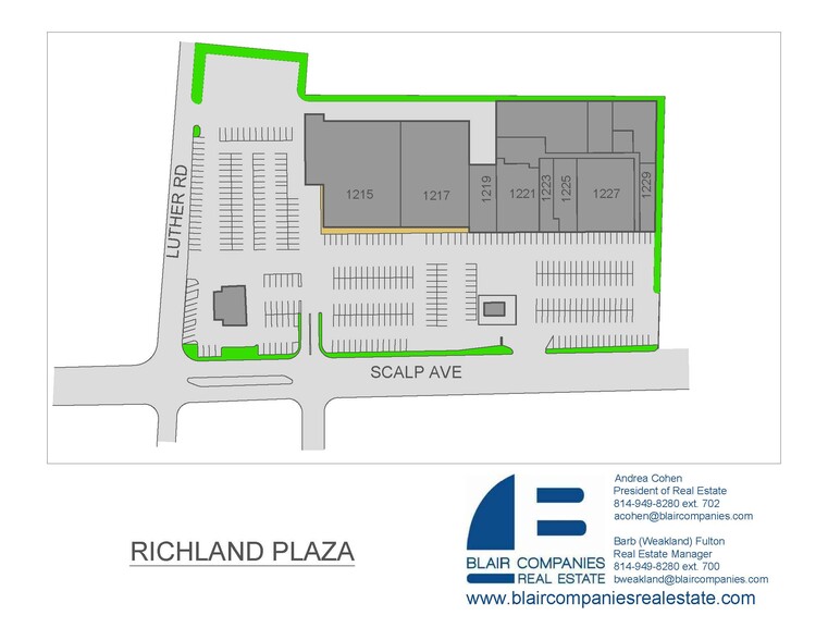 1201-1227 Scalp Ave, Johnstown, PA for lease - Site Plan - Image 3 of 20