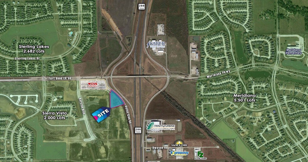 Highway 288 & CR 56, Rosharon, TX à vendre - Photo du bâtiment - Image 2 de 2