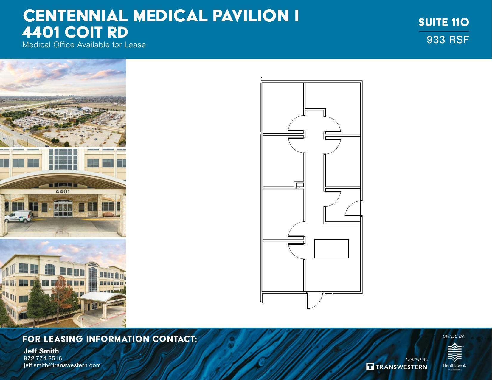 4401 Coit Rd, Frisco, TX à louer Plan d’étage- Image 1 de 1