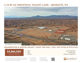 More details for Isaac Newton Dr, Mesquite, NV - Land for Sale