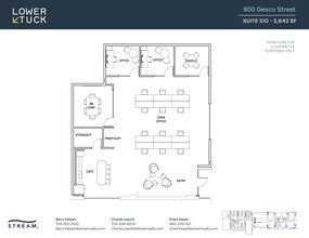 800 Gesco St, Charlotte, NC for lease Floor Plan- Image 1 of 1