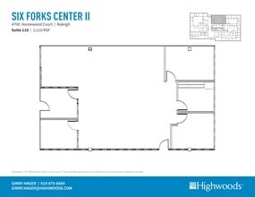 4700 Homewood Ct, Raleigh, NC for lease Site Plan- Image 2 of 2