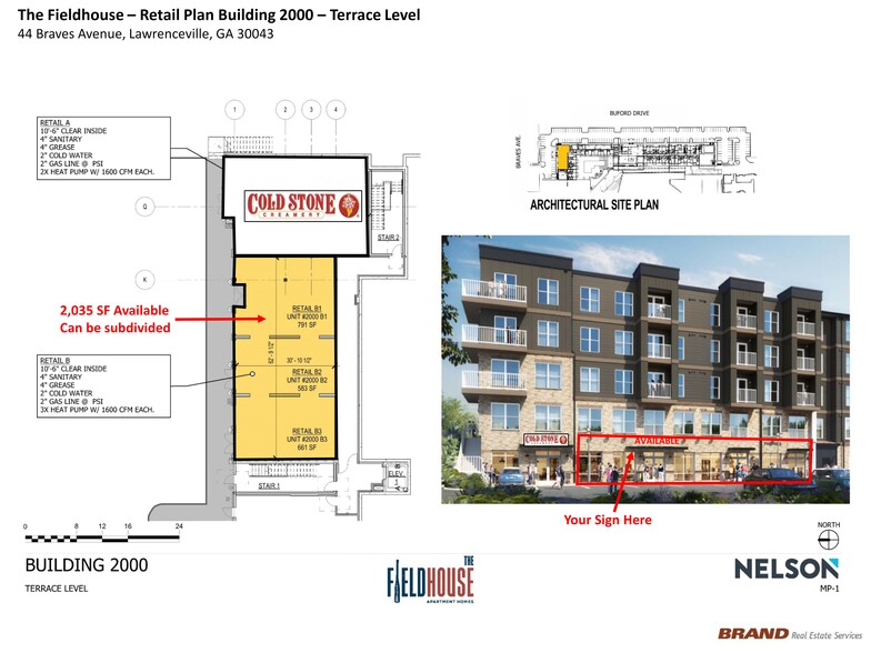 44 Braves Ave, Lawrenceville, GA à louer - Plan de site - Image 3 de 3