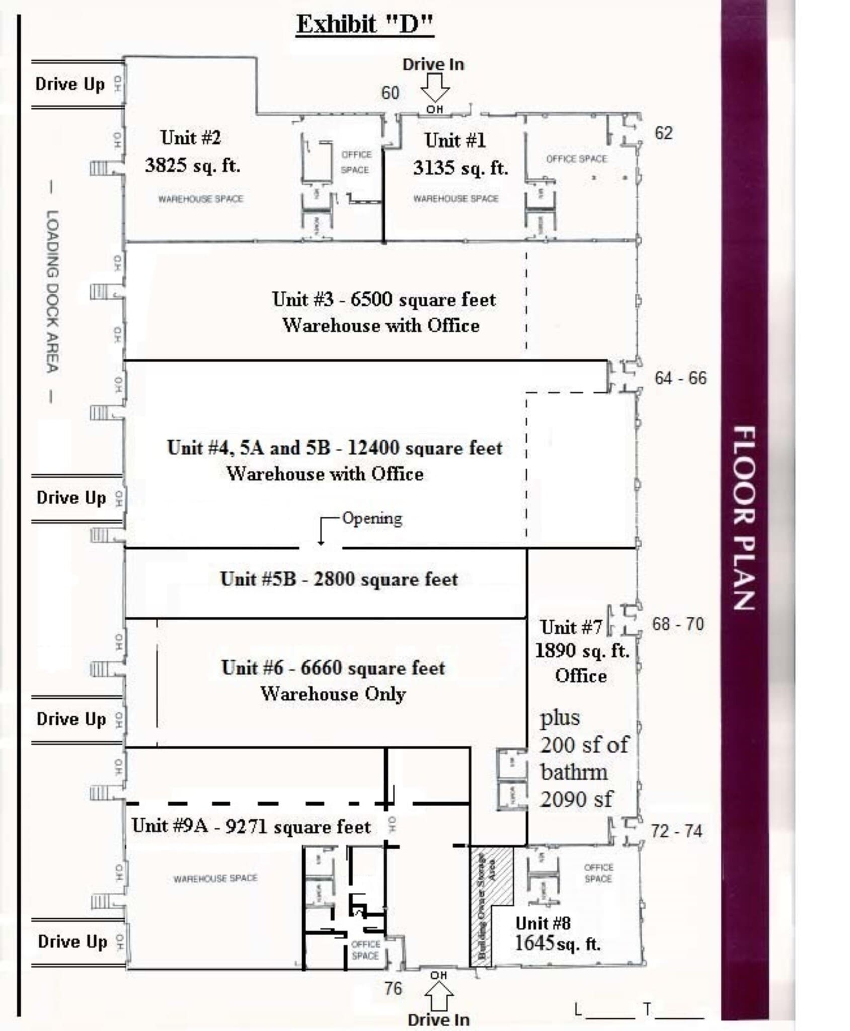 60-76 Robinson St, Pottstown, PA for lease Site Plan- Image 1 of 1