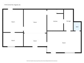 1918 Central Ave, Augusta, GA for lease Floor Plan- Image 1 of 1