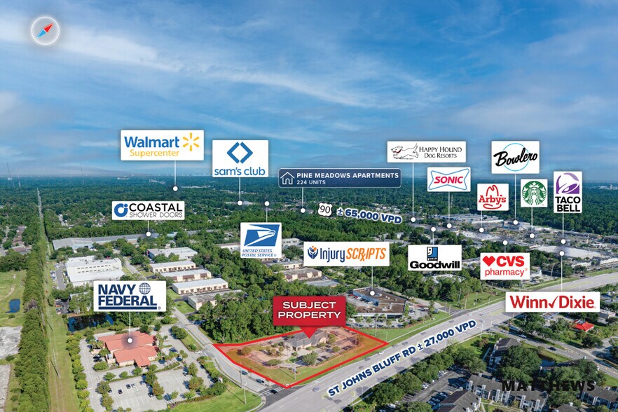 3690 St Johns Bluff Rd S, Jacksonville, FL à vendre - Photo du bâtiment - Image 3 de 3