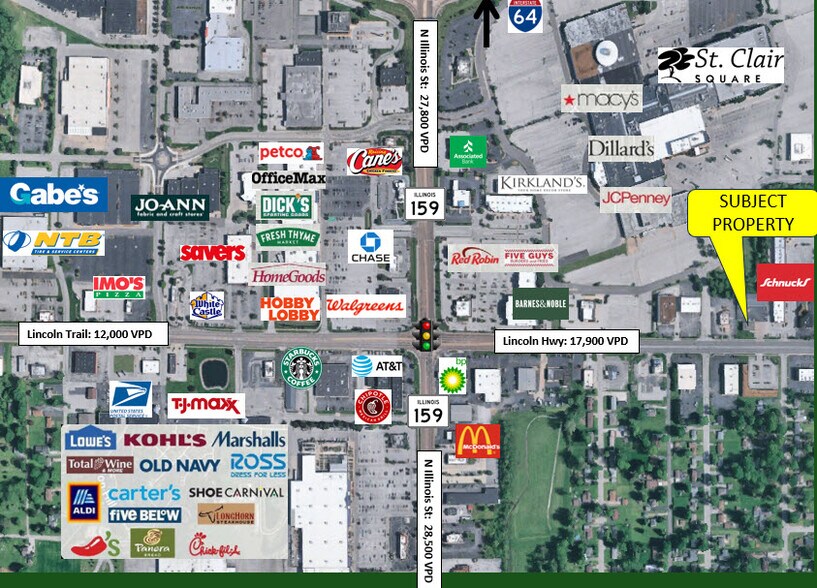 513 Lincoln Hwy, Fairview Heights, IL à vendre - Photo du bâtiment - Image 3 de 3