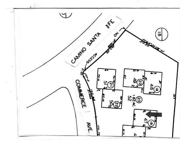 8615 Commerce Ave, San Diego, CA à vendre - Plan cadastral - Image 2 de 4