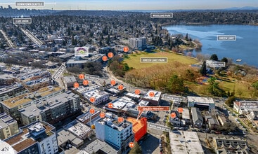 7220 Woodlawn Ave, Seattle, WA - AERIAL map view