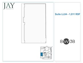 8 W 38th St, New York, NY à louer Plan d’étage- Image 2 de 8
