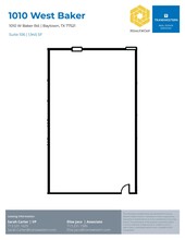 1010 W Baker Rd, Baytown, TX for lease Floor Plan- Image 1 of 2