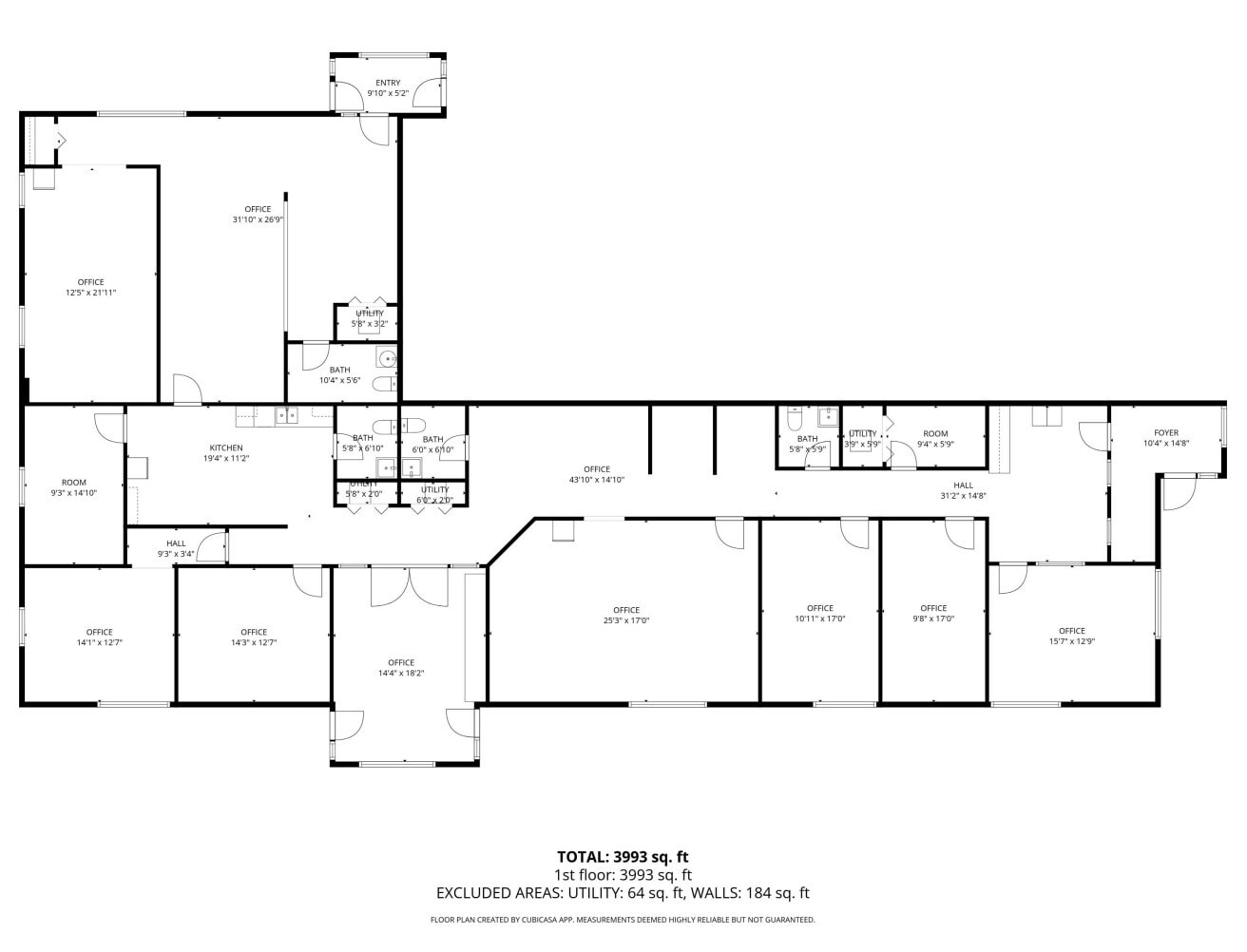 15859 Ridgeland Ave, Oak Forest, IL for lease Floor Plan- Image 1 of 1