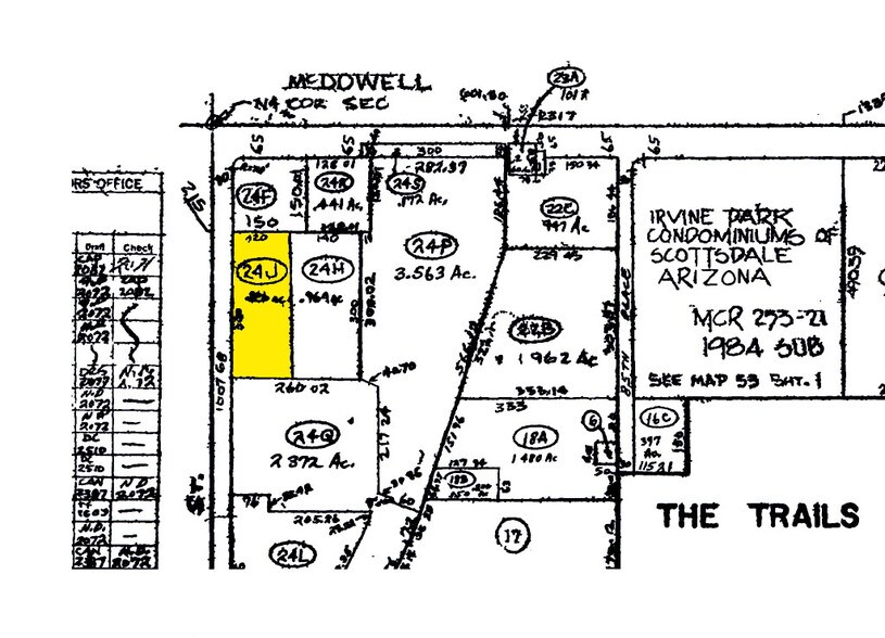 1525 N Granite Reef Rd, Scottsdale, AZ à louer - Plan cadastral - Image 2 de 35