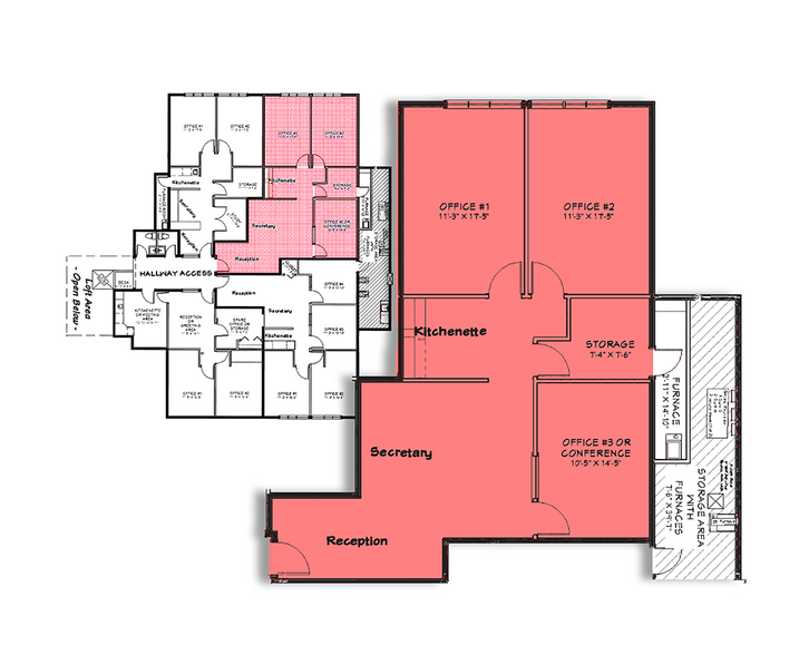 421 Graham Rd, Cuyahoga Falls, OH à louer - Plan d’étage - Image 2 de 4