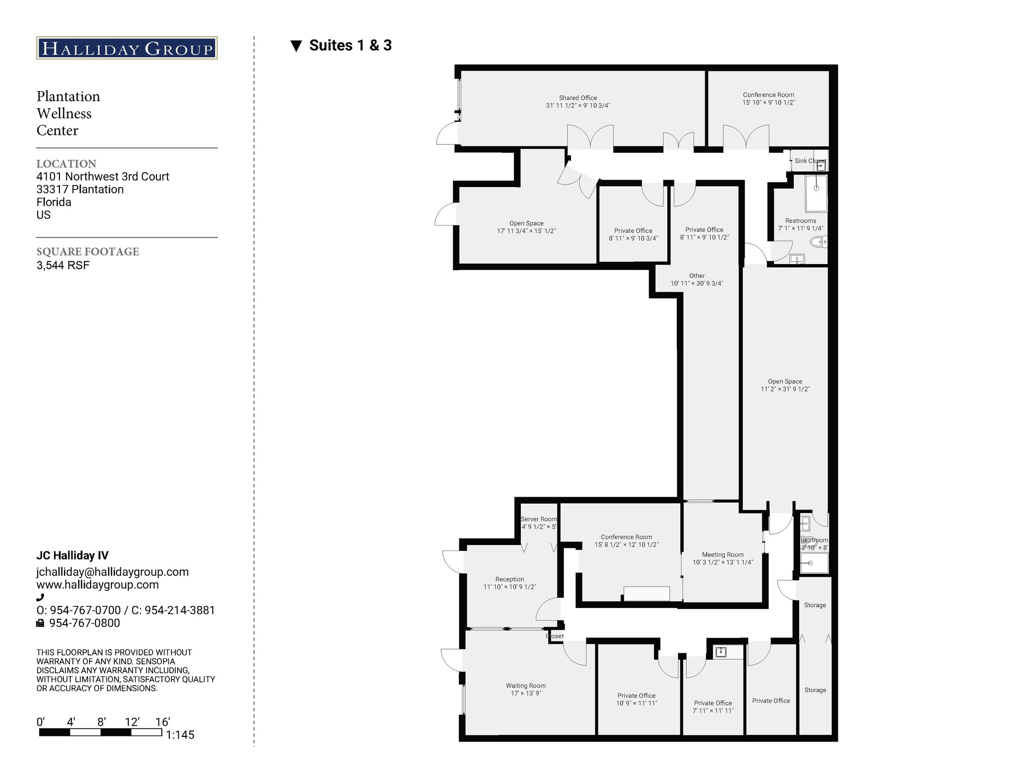 4101 NW 3rd Ct, Plantation, FL for lease Floor Plan- Image 1 of 1